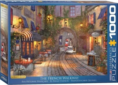 The French Walkway 1000 piece jigsaw puzzle 680mm x 490mm (pz) - Image 1 of 3