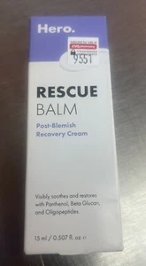 Hero Rescue Balm Post-Blemish Recovery Cream .507 oz Exp. 09/2025 *NEW* - Picture 1 of 1