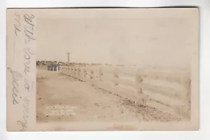 Cartolina fotografica reale dopo la tempesta 1905 Winthrop Beach MA - Foto 1 di 1