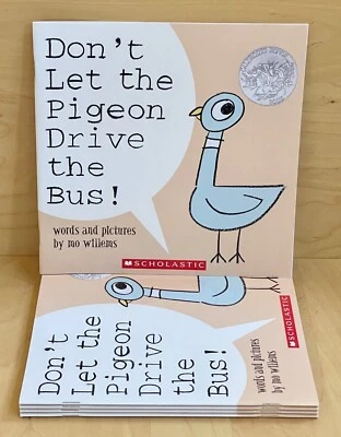 NEW Lot of 5 ~ Don’t Let the Pigeon Drive the Bus! ~ Mo Willems ~ Caldecott - Image 1 of 2