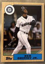 2022 Topps Series 1 Ken Griffey Jr 1987 Topps 35th Anniversary T87-50 High Grade