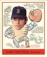 2007 Upper Deck Goudey Heads Up Boston Red Sox Baseball Card #275 Carlton Fisk