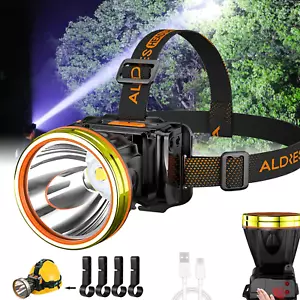 High Power LED Headlamp Super Bright Adult Motion Sensor Headlight Spotlight Wat - Picture 1 of 8
