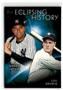 2015 Topps Eclipsing History Derek Jeter/Lou Gehrig New York Yankees #EH-9 - Picture 1 of 2