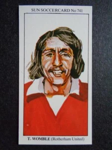 The Sun Soccercards 1978-79 - Trevor Womble - Rotherham United #741 - Picture 1 of 2