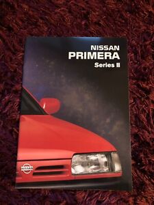 Nissan Primera Brochure 1993 - UK Issue July 1993, 4dr, 5dr, Estate, eGT