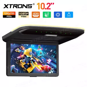 XTRONS 10.2" Screen Car Roof Overhead Monitor TV 1080P Video Player HDMI USB AV - Picture 1 of 16