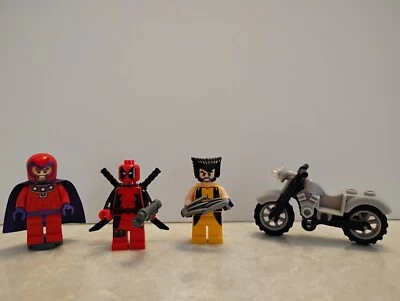 Lego marvel: 6866 wolverine chopper showdown. Minifigures only! With motorcycle - Image 1 of 2