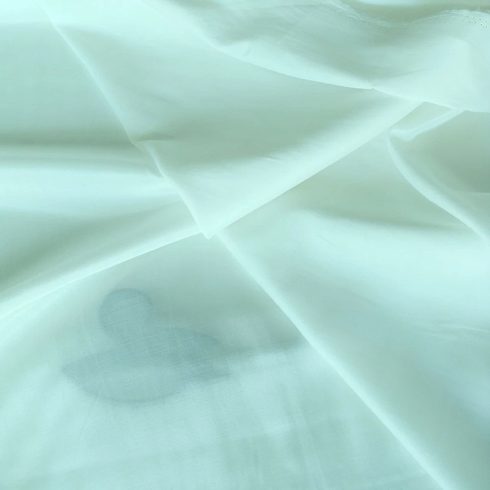 mint grüner Baumwollstoff Batist zarter Sommer Blusen Stoff Deko Vorhang Gardine - Bild 1 von 1