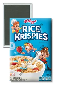 Imán para refrigerador Kellogg's Rice Krispies Cereal 2024 2" x 3" - Imagen 1 de 3