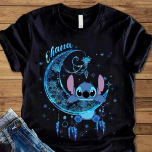 Camiseta Ohana Stitch Atrapasueños Luna Lilo And Stitch Dibujos Animados S-5XL - Imagen 1 de 5