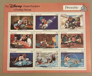 1987 Disney 📫50th Anniversary Classic Fairytale Stamps 📫***PINOCCHIO *** - Picture 1 of 12