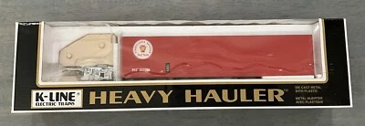 K-Line Heavy Hauler Railmate “PRR TRUC TRAIN” O Gauge New Old Stock Red - Image 1 of 2