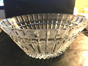 PRACHTVOLLE BLEIKRISTALL 11" Schale - JUWELENFÖRMIGER RAND - HERZSTÜCK ODER OBST - Bild 1 von 5