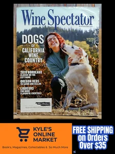 Wine Spectator Magazine MARCH 31,2021 Dogs of California Wine Country - Picture 1 of 19