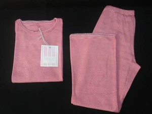 Nuevo Conjunto Navidad Pijamas Trigo Diseño Danés Niñas Talla 6 Rayas Rojas 100% Algodón - Imagen 1 de 5