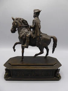 Bronzefigur Friedrich der Große Bronze Statue Christian Daniel Rauch - Bild 1 von 20