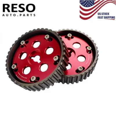 Kit de engranajes de leva ajustable de 2 piezas para Suzuki Swift GTI G13B leva roja Foto 1 de 4