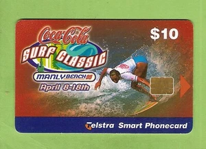 #D281.  1999  COCA COLA  SURF CLASSIC PHONECARD - MANLY BEACH - Picture 1 of 2