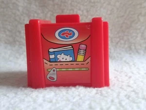 Fisher Price ~ Little People Red Suitcase Accessory ~ From Set # 7831 ~ Vintage - Picture 1 of 4