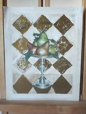 Danielle Hely Retro Pears In My Grandmother's Parlor Art Print 1998 25x20cms