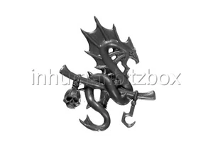 ENCO27 HAUT BANNIERE DRAGON CORSAIRE ELFE NOIR WARHAMMER BITZ DARK ELF - Imagen 1 de 1