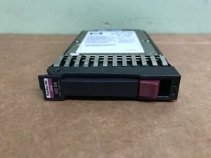 493083-001 492619-002 HP 300GB 3G SAS 10K rpm SFF 2,5" DP HDD Festplatte mit Tray - Bild 1 von 2