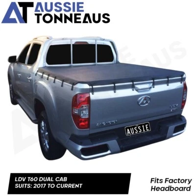 Couvercle de tonneau Bunji pour LDV T60 Dual Cab Ute (2017 - Current) convien... - Photo 1/4