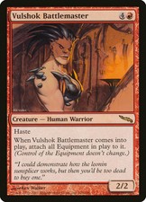 Vulshok Battlemaster Mirrodin Creature — Human Warrior Magic The Gathering