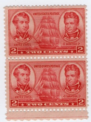 Scott #791  (Army-Navy Series) Block of 2 Stamps - MH #4 - Image 1 of 2