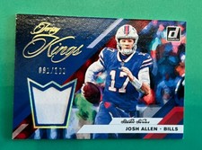 Josh Allen 2019 Donruss Jersey Kings Studio Series Patch Relic /100 BILLS