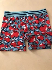 Pokemon Boys Underwear 4 pk Athletic Moisture Wicking Boxer Briefs NWT Size 10 - Picture 1 of 4