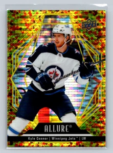 2022-23 Upper Deck Allure #21 Kyle Connor -Gold Glitter Bomb 186/199-Jets - Picture 1 of 2