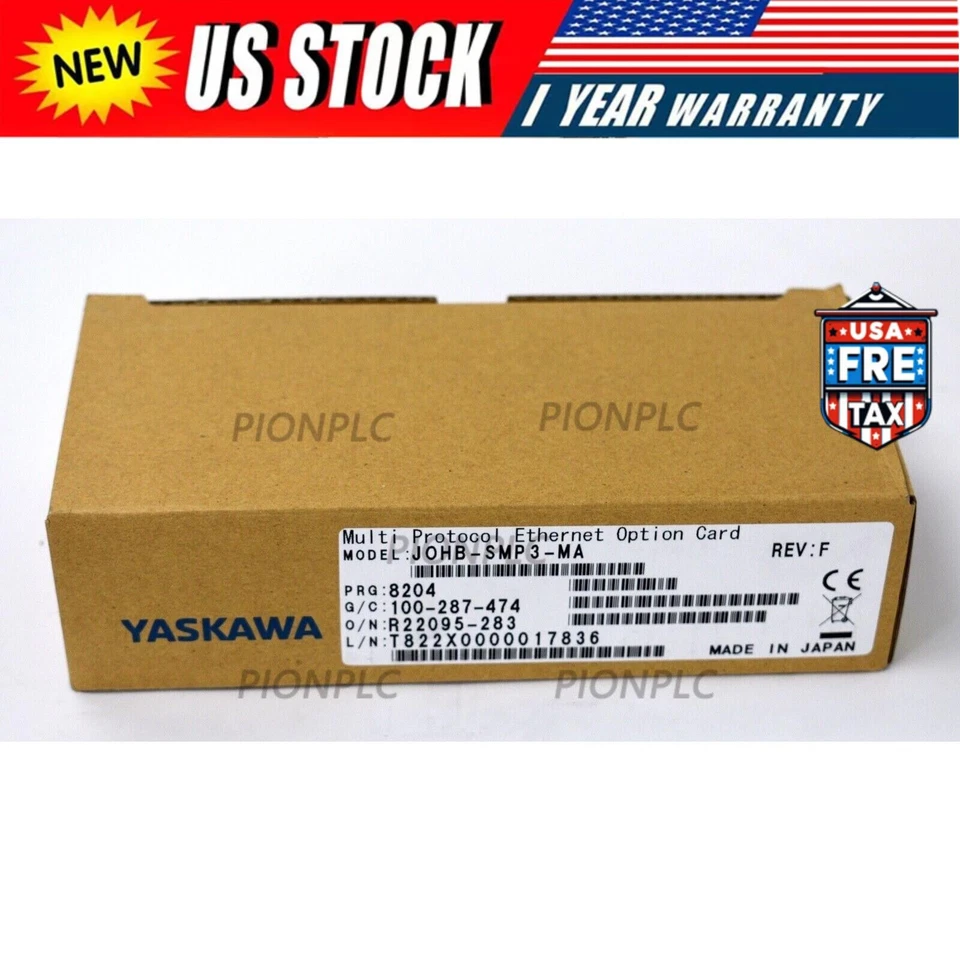 US FREE TAX YASKAWA JOHB-SMP3-MA Multi Protocol Ethernet Option Card - Image 1 of 4