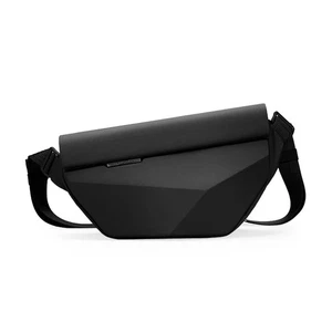 Men Hard Shell Shoulder Bag Insert Buckle Magnetic Flap Waterproof Crossbody Bag - Picture 1 of 16