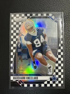 2024 Panini Prizm Marshawn Kneeland Rookie RC Checkerboard #373 Cowboys - Picture 1 of 2