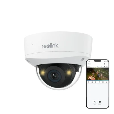 Reolink RLC-1240A 12MP POE UHD Überwachungskamera 145° Weitwinkel Farbnachtsicht - Bild 1 von 4