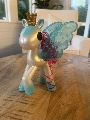 Estatuilla de juguete LalaLoopsy Ponies "Moon Glow" 9” iluminada Pegaso pony Foto 1 de 4