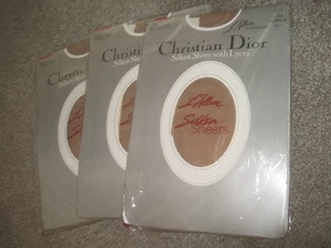 3 Pr. Christian Dior Gr. 2 French Champagne Panty Hose - Bild 1 von 2