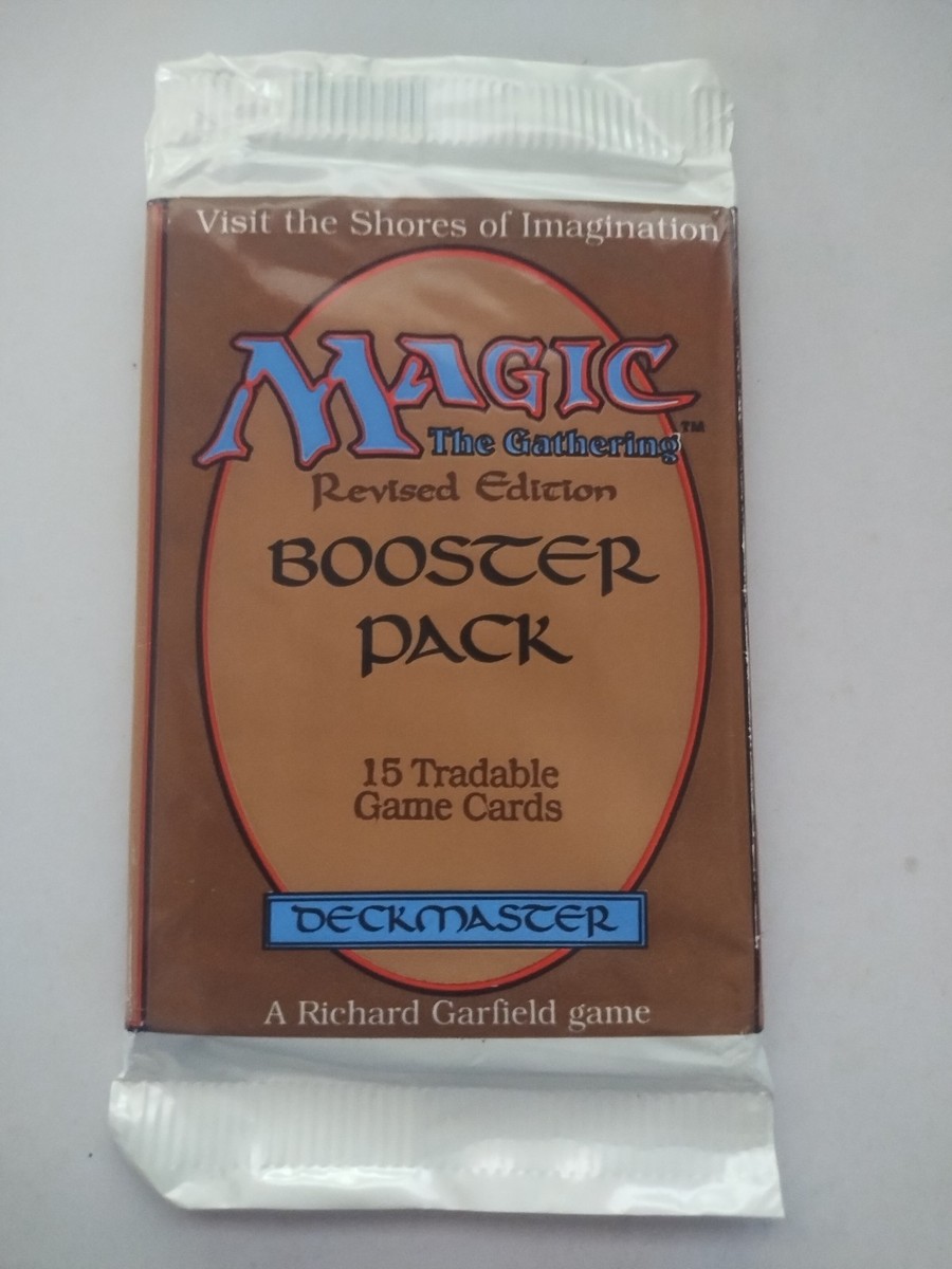 Magic: The Gathering Revised Edition Sealed Collectible Card