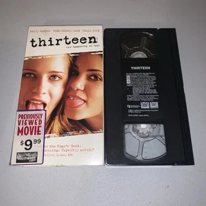 Thirteen (VHS, 2004) Teen Cult Classic Evan Rachel Wood Nikki Reed TESTED WORKS - Imagen 1 de 3
