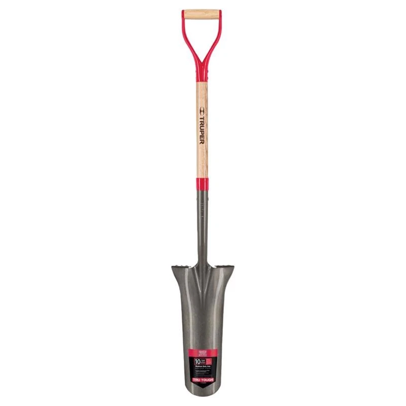 Truper PEP-16E Steel Round Drain Spade 4.75 W in. with 30 in. Wood D-Grip Handle - Image 1 of 1