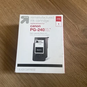 New Sealed Canon PG-240XL Replacement Black Ink Cartridge by Up & Up Target - Picture 1 of 3