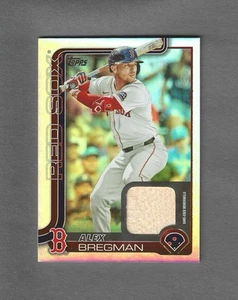 2025 Topps Series 2 - ALEX BREGMAN Rainbow Foil Relic #583 Boston Red Sox - Picture 1 of 2