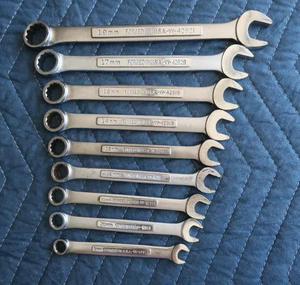 9 - Craftsman Metric Combinations Wrenches -VV- See description for sizes. USA - Foto 1 di 20