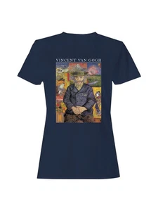 Van Gogh Classic Art Collage Women's T-shirt - Picture 1 of 6