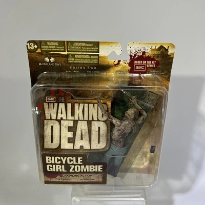 The Walking Dead Bicycle Girl Zombie Series 2 Figure McFarlane Toys Sealed #ML - Image 1 of 4