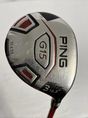 Ping G15 3 Wood - 15.5” 17-4 SS Right handed - Regular Motore F1 Shaft- WinnV17 - Image 1 of 4