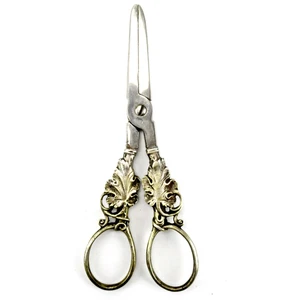Christoph Widmann Traubenschere aus 800er Silber Blätter Silver Grape Scissor - Picture 1 of 5