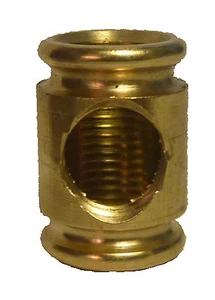 lamp parts:unfinished brass 3-holed arm back      TV-65 - Picture 1 of 3